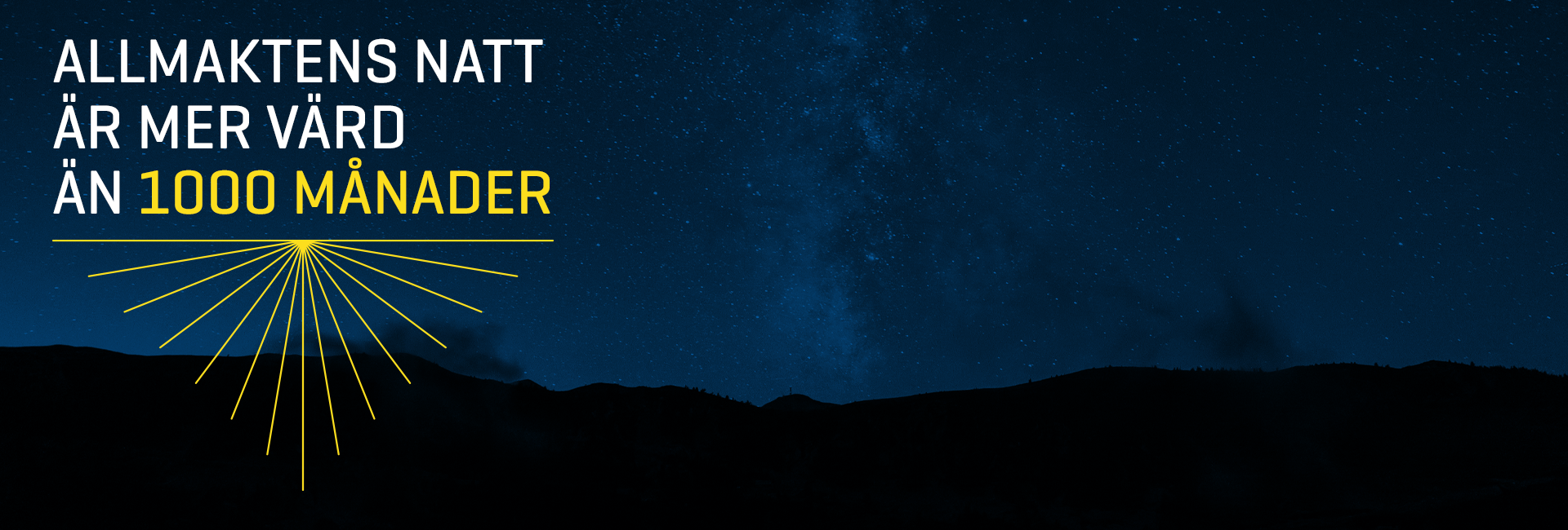 Laylatul Qadr 1 Ramadan 2026 Allmaktens Omslag Desktop